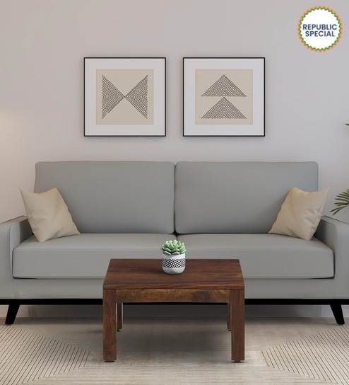 Zadar Sheesham Wood Coffee Table in Scratch Resistant Provincial Teak Finish