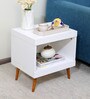 Zabel End Table in White Colour