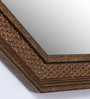 Zahab Copper Fibre Frame Wall Mirror