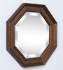 Zahab Copper Fibre Frame Wall Mirror