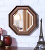 Zahab Copper Fibre Frame Wall Mirror