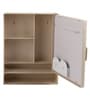Single Door Plastic Bathroom Cabinet & Shelf With Mirror