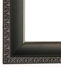 Fibre Framed Black Bathroom Mirror (L:14, W: 0.5, H: 20 Inches)