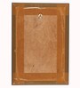 Fibre Framed Black Bathroom Mirror (L:14, W: 0.5, H: 20 Inches)