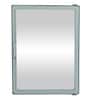 Plastic Grey 4 Compartment Bathroom Cabinet With Mirror