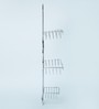 Stainless Steel Shower Caddy In Silver (L: 10, W: 4, H: 20 Inches)