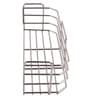 Zahab Silver Stainless Steel Bathroom Shelf