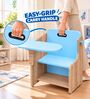 Zapper Kids Desk Chair In Blue Finish