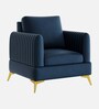 Zara 1 Sofa In Navy Blue Colour