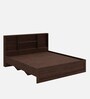 Daro King Size Bed Without Storage in Brown Colour