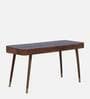 Zaragoza Solid Wood Writing Table In Rustic Teak Finish