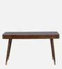 Zaragoza Solid Wood Writing Table In Rustic Teak Finish