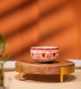 Zari Acacia Wood Riser with Metal Border & Metal Feet