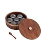 Zari Masala Box | Wooden Spice Box Masala Dani