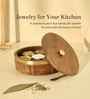 Zari Masala Box | Wooden Spice Box Masala Dani