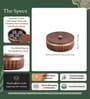 Zari Masala Box | Wooden Spice Box Masala Dani