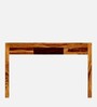 Zaria Writing Table In Natural Teak Finish