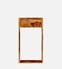 Zaria Writing Table In Natural Teak Finish