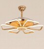 Zaro Smart Fan French Gold Metal , Google & Alexa Remote & App Control