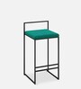 Zavier High back Bar Stool In Sea Green Colour