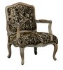 Zayn Armchair in Abstract Black Colour