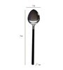 Zazzle Black Stainless Steel (Set of 6) Table Spoon & Fork Set