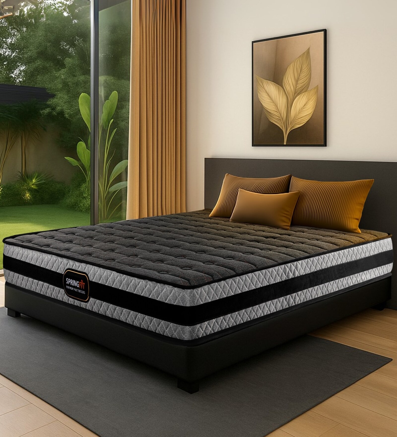 Zbox Orthopaedic Microgrid 6 Inch Cooling Airvent and Aero Sleep King Size Mattress