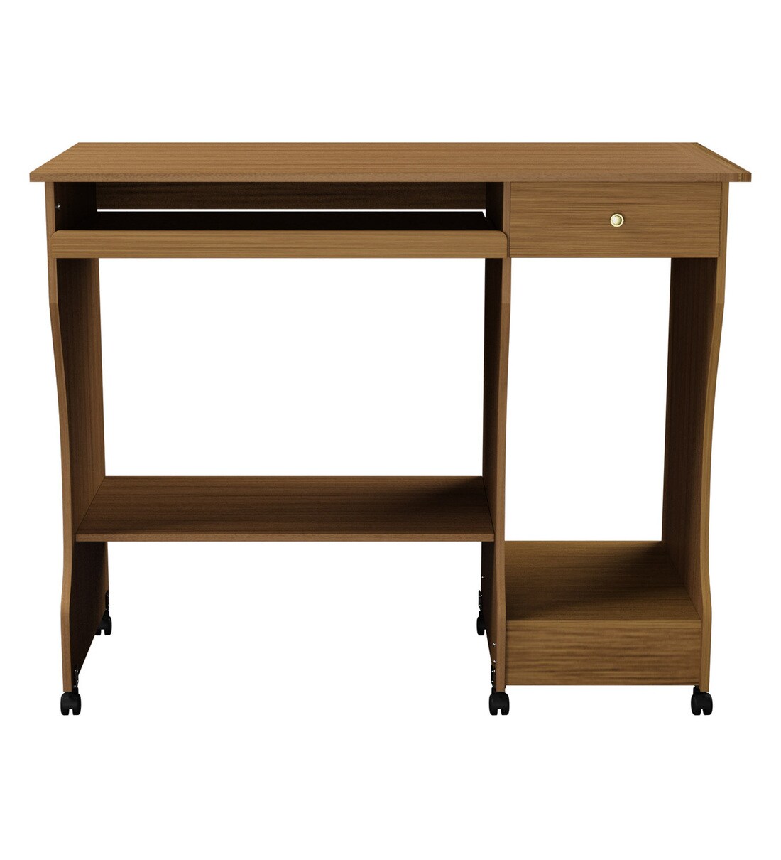Buy Zenith Computer Table in Teak Finish by Nilkamal Online Computer