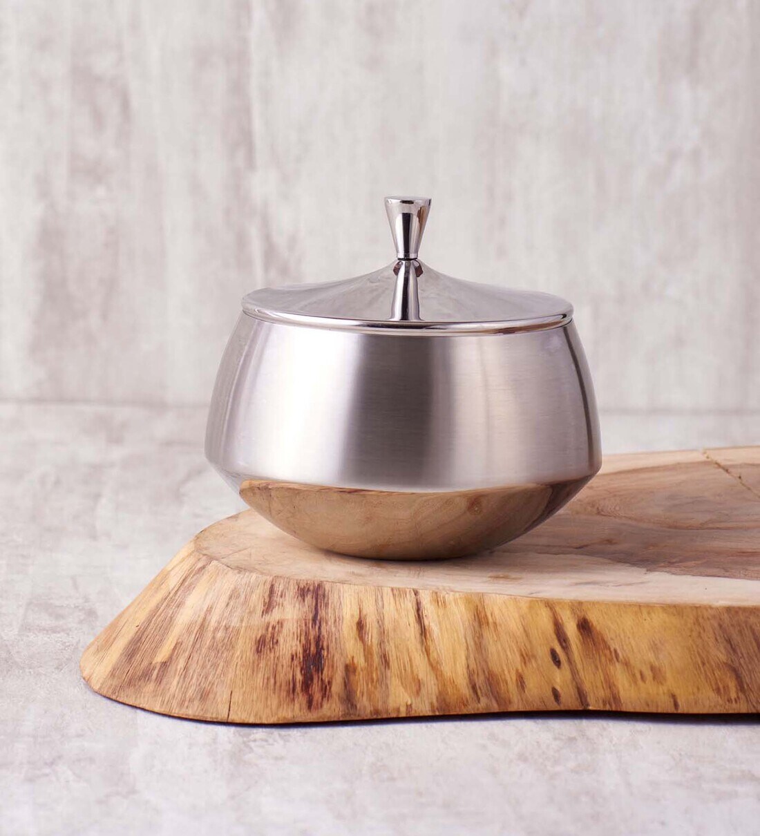 Buy Zenith Stainless Steel Serving Bowl by Arttd inox Online Serving Bowls Kitchen and