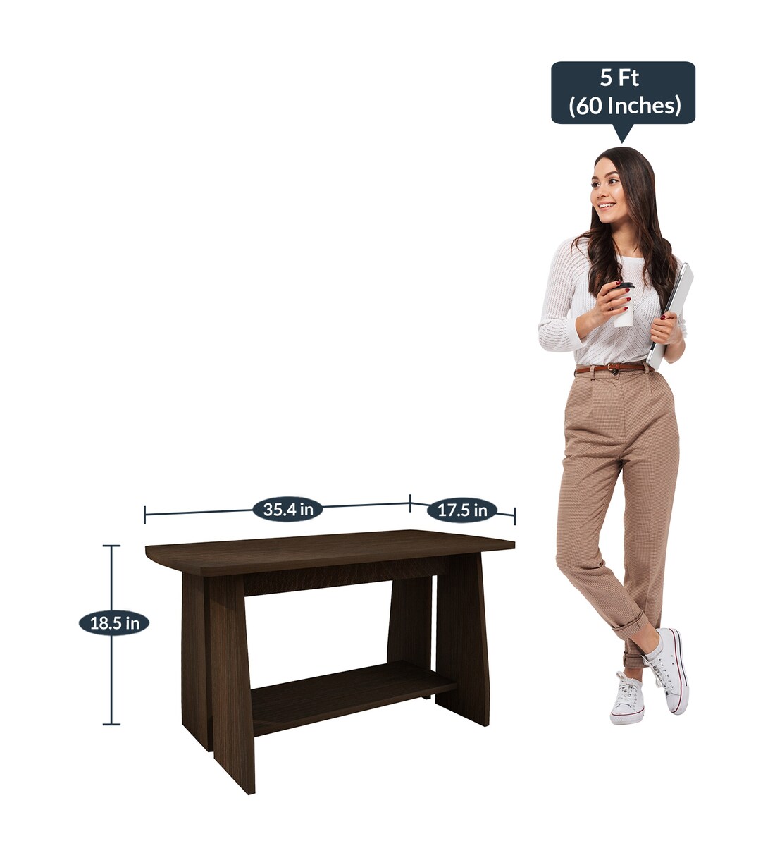 Buy Zeno Coffee Table in African oak Finish by Wood You Online Modern Rectangular Coffee