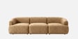 Zen Boucle 3 Seater Sofa In Beige Colour