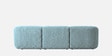 Zen Boucle 3 Seater Sofa In Blue Colour Zen Boucle 3 Seater Sofa In Blue Colour