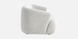 Zen Boucle 3 Seater Sofa In Cream Colour Zen Boucle 3 Seater Sofa In Cream Colour
