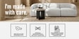 Zen Boucle 3 Seater Sofa In Cream Colour Zen Boucle 3 Seater Sofa In Cream Colour