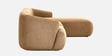 Zen Living 3 Seater Boucle LHS L Shaped Sofa In Beige Color