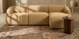 Zen Living 3 Seater Boucle LHS L Shaped Sofa In Tan Color