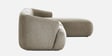 Zen Living 3 Seater Boucle RHS L Shaped Sofa In  Cr me Color