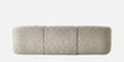 Zen Living 3 Seater Boucle RHS L Shaped Sofa In  Cr me Color