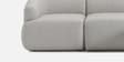 Zen Living 3 Seater Boucle RHS L Shaped Sofa In  Grey Color