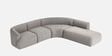 Zen Living LHS Sectional Sofa (3 + Lounger) In Chic Grey Color