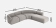 Zen Living LHS Sectional Sofa (3 + Lounger) In Chic Grey Color