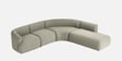 Zen Living LHS Sectional Sofa (3 + Lounger) In Creme Color
