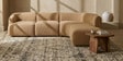 Zen Living Lhs Sectional Sofa (3 + Lounger) In Creme Colour
