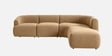 Zen Living LHS Sectional Sofa (3 + Lounger) In Creme Color