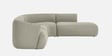 Zen Living LHS Sectional Sofa (3 + Lounger) In Creme Color