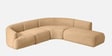 Zen Living LHS Sectional Sofa (3 + Lounger) In Creme Color