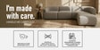 Zen Living LHS Sectional Sofa (3 + Lounger) In Grey Color