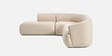 Zen Living Rhs Sectional Sofa (3 + Lounger) In Beige Color