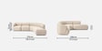 Zen Living Rhs Sectional Sofa (3 + Lounger) In Beige Color