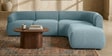 Zen Living LHS Sectional Sofa In Blue Color